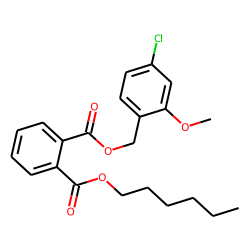 Phthalic acid, 4-chloro-2-methoxybenzyl hexyl ester