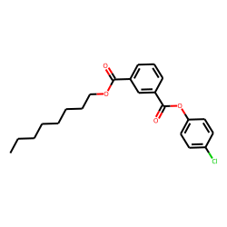Isophthalic acid, 4-chlorophenyl octyl ester