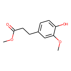 Benzenepropanoic acid, 4-hydroxy-3-methoxy, methyl ester