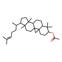 9,19-Cyclolanost-24-en-3-ol, acetate, (3«beta»)-