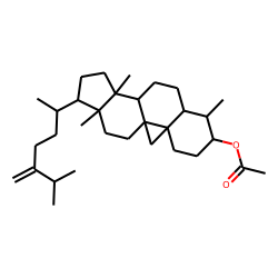 9,19-Cycloergost-24(28)-en-3-ol, 4,14-dimethyl-, acetate, (3«beta»,4«alpha»,5«alpha»)-