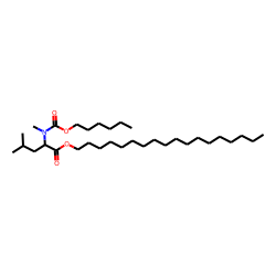 L-Leucine, N-methyl-N-(hexyloxycarbonyl)-, octadecyl ester