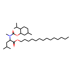 L-Leucine, N-methyl-N-((1R)-(-)-menthyloxycarbonyl)-, tetradecyl ester