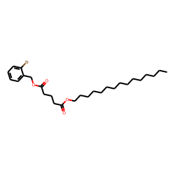 Glutaric acid, 2-bromobenzyl pentadecyl ester