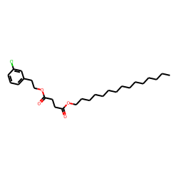 Succinic acid, 3-chlorophenethyl pentadecyl ester