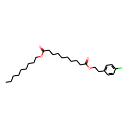 Sebacic acid, 4-chlorophenethyl nonyl ester