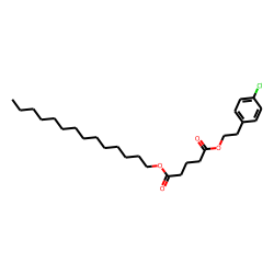 Glutaric acid, 2-(4-chlorophenyl)ethyl tetradecyl ester