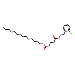 Glutaric acid, 2-(2-chlorophenyl)ethyl tetradecyl ester