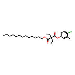 Diethylmalonic acid, 4-chloro-3-methylphenyl tridecyl ester