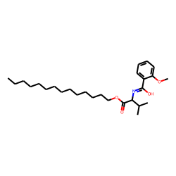 L-Valine, N-(2-methoxybenzoyl)-, tetradecyl ester