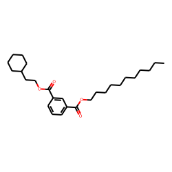 Isophthalic acid, 2-cyclohexylethyl undecyl ester