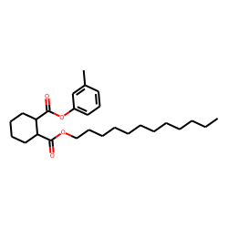 1,2-Cyclohexanedicarboxylic acid, dodecyl 3-methylphenyl ester