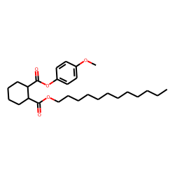 1,2-Cyclohexanedicarboxylic acid, dodecyl 4-methoxyphenyl ester