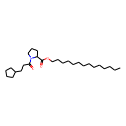 L-Proline, N-(3-cyclopentylpropionyl)-, tetradecyl ester