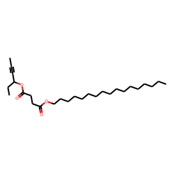 Succinic acid, hex-4-yn-3-yl heptadecyl ester