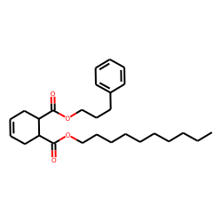 cis-Cyclohex-4-en-1,2-dicarboxylic acid, decyl 3-phenylpropyl ester