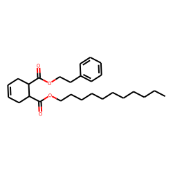 cis-Cyclohex-4-en-1,2-dicarboxylic acid, phenethyl undecyl ester
