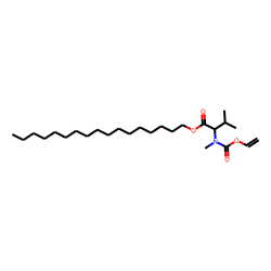 DL-Valine, N-methyl-N-(vinyloxycarbonyl)-, heptadecyl ester