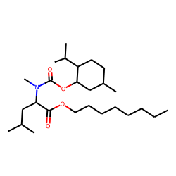 L-Leucine, N-methyl-N-((1R)-(-)-menthyloxycarbonyl)-, octyl ester