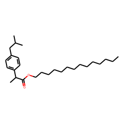 Ibuprofen, tetradecyl ester