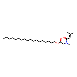Sarcosine, N-(3-methylbut-2-enoyl)-, octadecyl ester