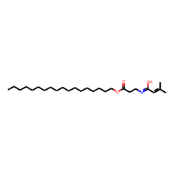 «beta»-Alanine, N-(3-methylbut-2-enoyl)-, octadecyl ester