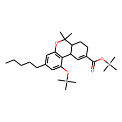 (-)-11-nor-9-carboxy-.DELTA.9-THC, trimethylsilyl ether, trimethylsilyl ester