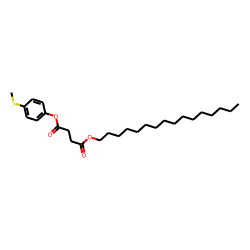 Succinic acid, hexadecyl 4-methylthiophenyl ester