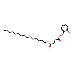 Succinic acid, 2-methylbenzyl pentadecyl ester