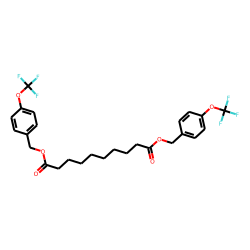 Sebacic acid, di(4-trifluoromethoxybenzyl) ester