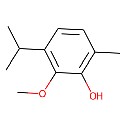 Phenol, 6-methyl-2-methoxy-3-(1-methylethyl)