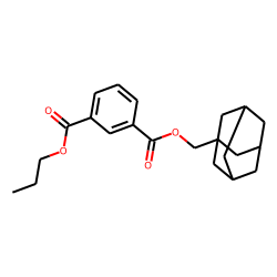 Isophthalic acid, 1-adamantylmethyl propyl ester