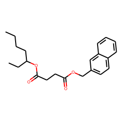 Succinic acid, naphth-2-ylmethyl 3-heptyl ester
