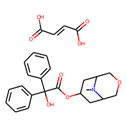 3-Oxa-9-aza-bicyclo[3.3.1]nonan-7-ol, 9-methyl-, benzillic acid ester, maleate (1 to 1)