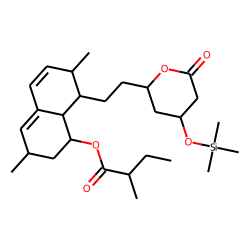 Lovastatin, trimethylsilyl deriv.