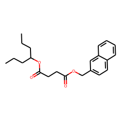 Succinic acid, naphth-2-ylmethyl 4-heptyl ester