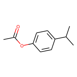 Phenol, 4-(1-methylethyl)-, acetate