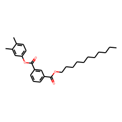 Isophthalic acid, 3,4-dimethylphenyl undecyl ester