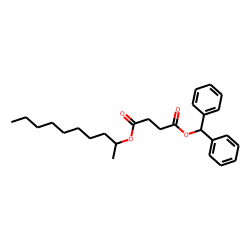 Succinic acid, dec-2-yl diphenylmethyl ester