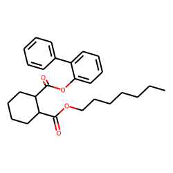 1,2-Cyclohexanedicarboxylic acid, 2-biphenyl heptyl ester