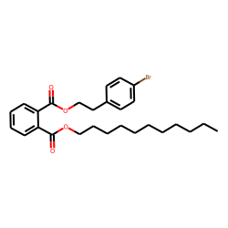 Phthalic acid, 2-(4-bromophenyl)ethyl undecyl ester