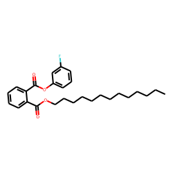 Phthalic acid, 3-fluorophenyl tridecyl ester