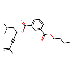 Isophthalic acid, butyl 2,7-dimethyloct-7-en-5-yn-4-yl ester