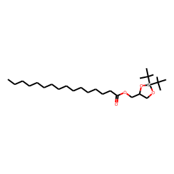 Glycerol, 1-hexadecanoate, DTBS