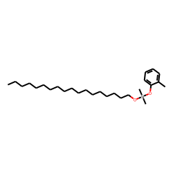 Silane, dimethyl(2-methylphenoxy)octadecyloxy-