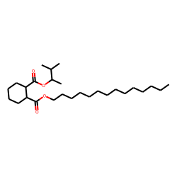 1,2-Cyclohexanedicarboxylic acid, 3-methylbut-2-yl tetradecyl ester