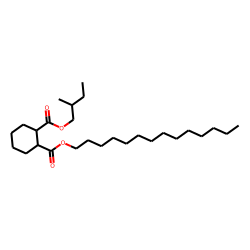 1,2-Cyclohexanedicarboxylic acid, 2-methylbutyl tetradecyl ester