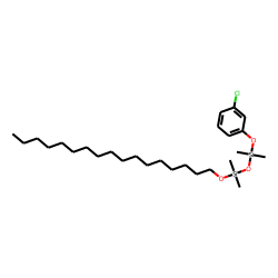 Silane, (3-chlorophenyloxy)dimethyl(heptadecyloxydimethylsilyloxy)-