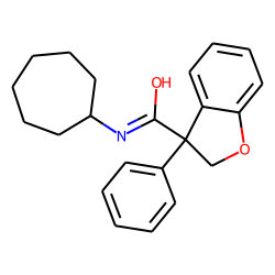 3-Benzofurancarboxamide, n-cycloheptyl-2,3-dihydro-3-phenyl-