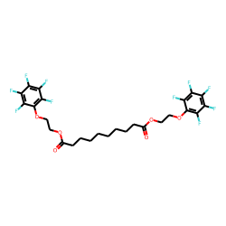 Sebacic acid, di(2-(pentafluorophenoxy)ethyl) ester